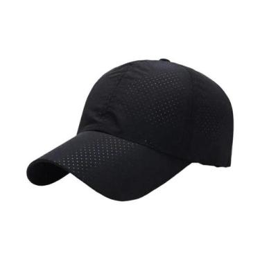 Imagem de Boné De Beisebol Em Malha Para Homens E Mulheres, Cores Sólidas, Respi