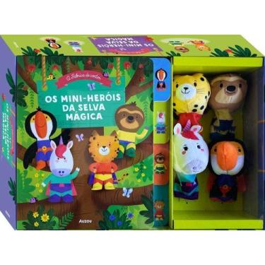 Imagem de A Fábrica de Contos - Os Mini-Heróis da Selva Mágica - AUZOU, Sortido