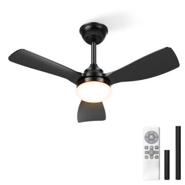 Imagem de Ventilador de Teto com Controle Remoto 36in 6 Velocidades Função Reversa LED 20W 3 Core...