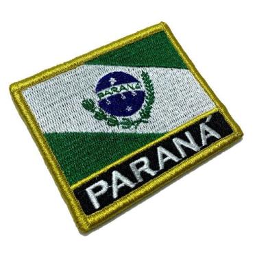 Imagem de BE0174NV01 Bandeira Paraná Patch Bordado Fecho Contato - BR44