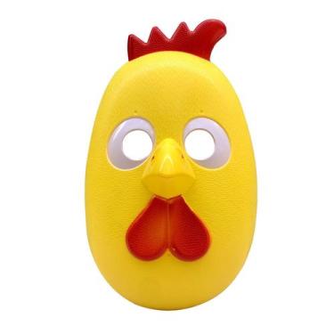 Imagem de Fantasia de cosplay, máscara de desenho animado, frango para crianças 