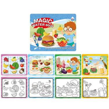 Imagem de Livro de pintura em aquarela Doodle repetível para crianças - Gloome S