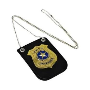Imagem de Colar De Liga De Zinco Da Série Policial Infantil Com Clipe De Cintura
