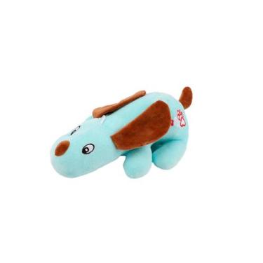Imagem de Brinquedo Cachorro Pelúcia Decorativo Ventosa Criança Bebe Naninha Esc