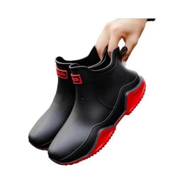 Imagem de Botas De Chuva Unissex Impermeáveis De Cano Baixo, Estilosas Para Pesc
