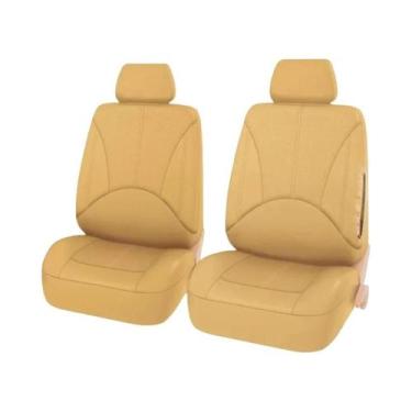 Imagem de Capas De Assento De Carro Em Couro Elástico E Respirável, Ajuste Unive