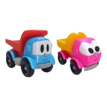 Imagem de Combo Leo O Caminhao e Lea Caminhao - 2 Brinquedos Impressao 3D