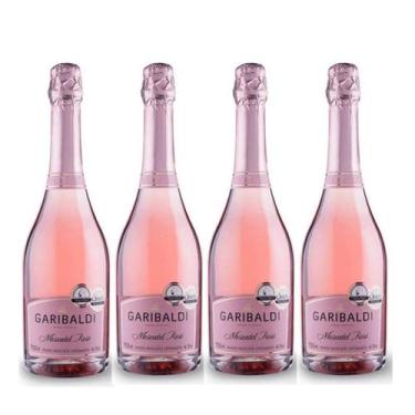 Imagem de Espumante Brasileiro Rose Moscatel Garibaldi 750ml Caixa 4un