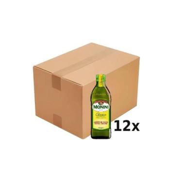 Imagem de Azeite de oliva Monini Extra Virgem 500ml Caixa com 12 Unidades