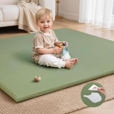 Imagem de Tapete de Atividades para Bebê SEPARO 50x50cm Antiderrapante em Couro 