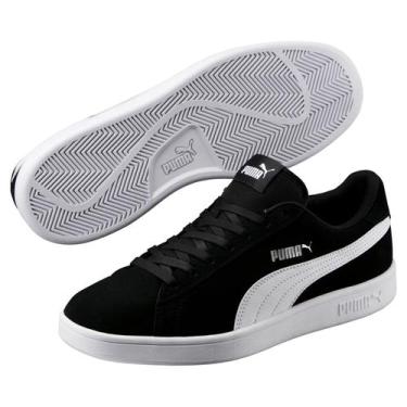 Imagem de Tenis puma smash v2 bdp masculino, Preto e branco, 44
