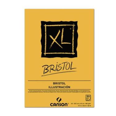 Imagem de Bloco Papel Canson XL Bristol 50 Folhas A3 180g