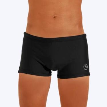 Imagem de Sunga Box Basic Color Juvenil Masculina Banana Danger 54008, Preto, 12