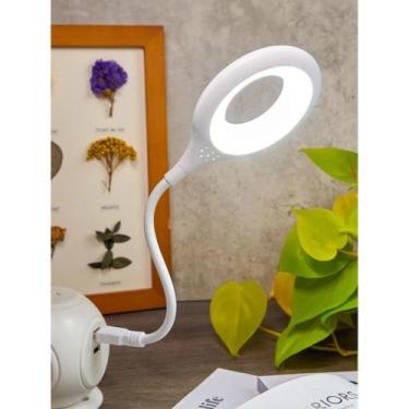 Imagem de Luminaria mini led flexivel inteligente com comando de voz usb 3 modos