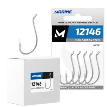 Imagem de Anzol 12146 9/0 Nickel Marine 10 Unidades Pesca
