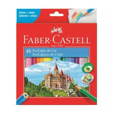 Imagem de Ecolápis De Cor Sextavado 48 Cores Faber Castell