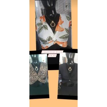 Imagem de Kit com 3 Cropet Plus - Sanches Fashion