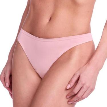 Imagem de Calcinha Básica Feminina Fio Dental Sem Costura Plie 50016, P, Balm