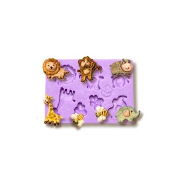 Imagem de F1675 molde de silicone safari confeitaria biscuit - confeitaria dos m