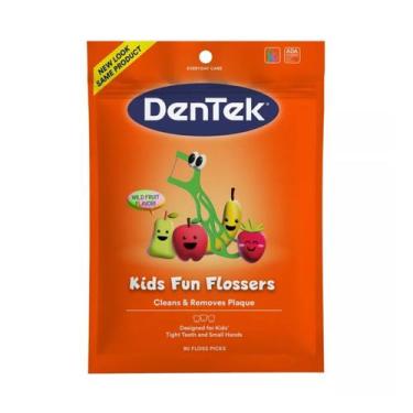 Imagem de Fio Dental Dentek Infantil Fluor Saborizado Alça Confortável