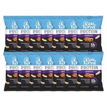 Imagem de Kit 14 Snack Proteico Ceu e Terra Churrasco 50g - Céu e Terra