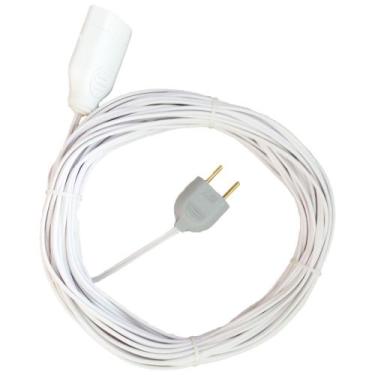 Imagem de Extensão Cabo Paralelo 10/20a 01 Metro Plug Reto 2x1,0mm - Lisse Onlin