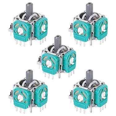 Imagem de Módulo de sensor de joystick, botão de controle analógico 3D, reposição para controles de polegar esquerda/direita, 5 peças para Xbox One, design ergonômico, longa vida útil