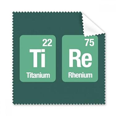 Imagem de Tire Chemical Element Pano de limpeza de ciência, limpador de óculos, 5 peças