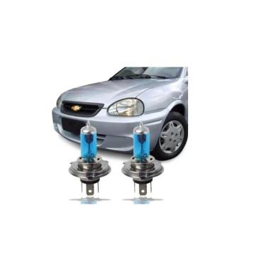 Imagem de Kit Lâmpada Super Branca Farol Corsa Classic 2009/... H4