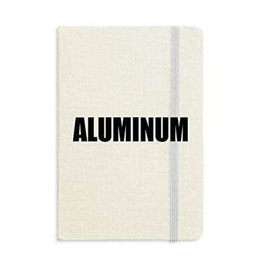 Imagem de Caderno de química de nome de elemento de alumínio capa dura diário clássico presente A5