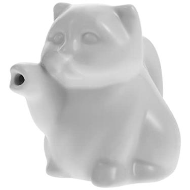 Imagem de Jarro De Leite De Cerâmica Jarra De Creme Recipiente De Leite Servidor De Molho Tigela De Molho Pequena Derramador De Leite Para Café Pequeno De Branco Pote Pintado à Mão Vidro