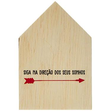 Imagem de Arte Maníacos Totem Siga Na Direção Dos Seus Sonhos Flecha - 15x23cm