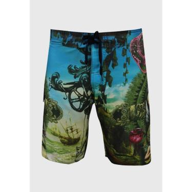 Imagem de Bermuda Água Alkary Caveira Polvo-Masculino