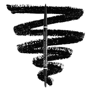 Imagem de (Black) - NYX PROFESSIONAL MAKEUP Micro Brow Pencil, Eyebrow Pencil, Black