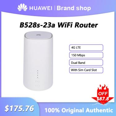 Imagem de Huawei-B528s-23a Amplificador De Rede Sem Fio  Roteador WiFi  4G LTE  CPE  Extensor De Banda Dupla