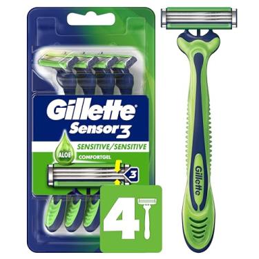 Imagem de Gillette Sensor3 Sensitive Navalha descartável masculina, 4 lâminas