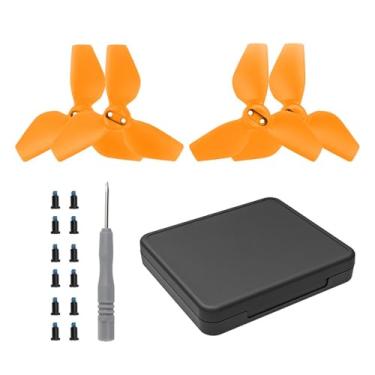 Imagem de 2Pair Propeller + Storage Case for DJI NEO Pocket Flying Camera 2016S,Quick-Release Blades Props Wings with Storage Box Compatible with DJI NEO Drone