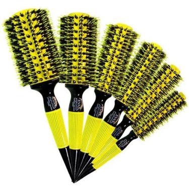 Imagem de Kit Escova Evas Cms Kit 6 Tamanhos Resistente E Profissional, CMS