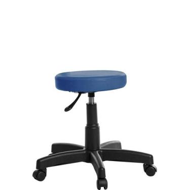 Imagem de Mocho Estética Dentista Tatuador Slim Rce Azul - Goldflex