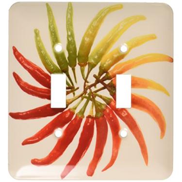 Imagem de 3dRose Interruptor de alternância lsp_46855_5 cm (2") Red Hot Chili Peppers