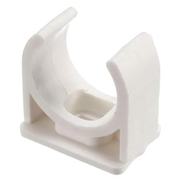 Imagem de 10 peças de grampos de tubo de água de PVC em forma de U de 40 mm, fivelas em forma de U adequadas para tubos de água de 1-1/2" (40 mm) e bandejas de TV Tubulação Suporte de mangueira tubo Pex