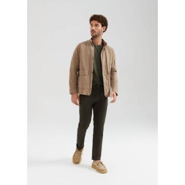 Imagem de Calça Masculina Slim Em Sarja - Hering, 040, Verde