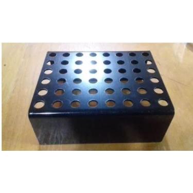 Imagem de Suporte Pizza Cones Temaki Canudos Folhado 48 Furos Preto - AGV Criaçõ