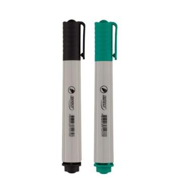 Imagem de Caneta Pincel Marcador Quadro Branco Recarregável Lousa Flip Chart Col