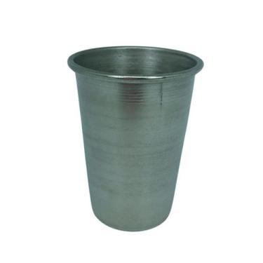 Imagem de Copo Aluminio 250ml redondo liso para tereré dia a dia - Estilo Cowboy
