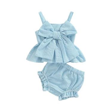 Imagem de Conjunto de Vestido e Shorts para Bebê Recém-nascida (0-18 meses) - Li