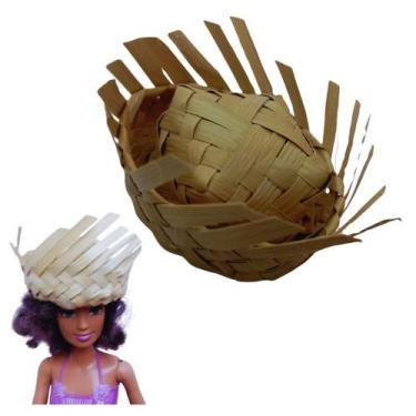 Imagem de Mini Chapéu Palha 5cm  Festa Junina Arranjo Fazendinha Chapeuzinhos Ar