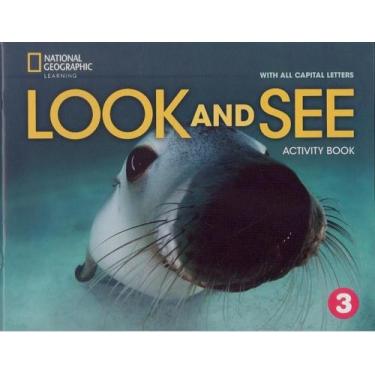 Imagem de Look And See 3 - Activity Book - All Caps - National Geographic Learni