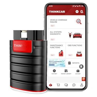 Imagem de Scanner Thinkdiag OBD2 Bluetooth, todos os sistemas bidirecionais, ferramentas de diagnóstico de nível OE com codificação ECU, mais de 15 funções de serviço, todos os softwares gratuitos
