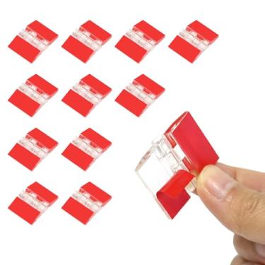 Imagem de 12 peças de dobradiças de acrílico autoadesivas transparentes pequenas dobradiças de plástico transparente para piano dobradiça dobrável ferramentas para vidro, artesanato, tampa de aquário, armário,